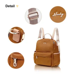 Fashion <b>Small</b> Nylon Back Pack <b>Purses</b> for Ladies Girls Boys Kids School Daypack With USB Port Cute Mini Backpack Bags <b>Women</b> - Product Image 6