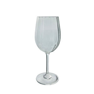 Copas de vino de plástico personalizadas, irrompibles, con diseño acanalado. - Product Image 2