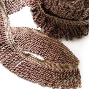 Flecos de lana de color sólido en venta, nuevo diseño, flecos de lana profesionales - Product Image 1