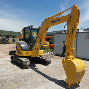 Mini-excavatrice sur chenilles Komatsu PC55 d'occasion de 5,5 tonnes, 2018-2022 |   Original japonais |   Moteur et pompe |   Testé et inspecté - Product Image 4
