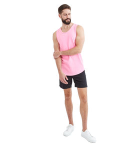 Débardeur de sport professionnel sans manches pour homme, 100 % coton, séchage rapide, respirant, tricoté, style urbain - Product Image 2