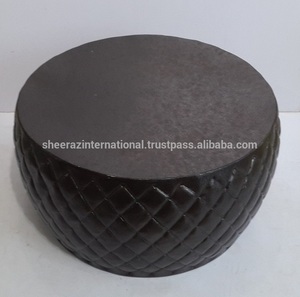 Modern Antique Metal Hammered <b>Round</b> Coffee <b>Table</b> for Living Room Hotels and Restaurants for Home and Kitchen Use Price - Product Image 5