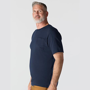 Wholesale Organic Cotton Plain T <b>Shirt</b> Men 200GSM Blank Tee Custom Drop Ship Eco - Product Image 6