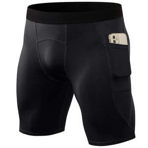 Shorts de compression pour homme à séchage rapide, respirants, confortables, pour la gym, le fitness et les entraînements. - Product Image 4