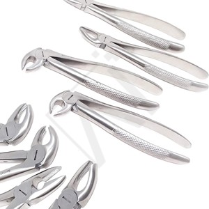 Stainless Steel Dental Extracting Forceps Kit Professional Tooth Sourcing Extraction <b>Pliers</b> <b>Set</b> Medical Dentistry Instruments - Product Image 1
