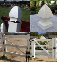 Clôture pour chevaux en PVC/vinyle, sécurisée, pour obstacles de saut, pour enclos, économique, écologique, imperméable, personnalisable, à 2, 3 ou 4 rails