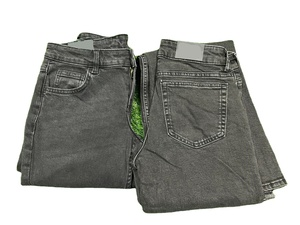 Pantalones vaqueros de pierna ancha informales de moda para mujer, pantalones vaqueros de algodón con lavado destrozado, precio al por mayor de Bangladesh, pantalones vaqueros para mujer - Product Image 4