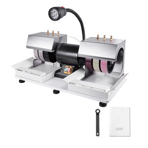 Máquina de Pulido de Gemas y Piedras Eficiente de 6 Pulgadas, 1/4HP, 1800rpm, con Bomba de Agua, Herramientas y Equipo de Joyería - Product Image 1