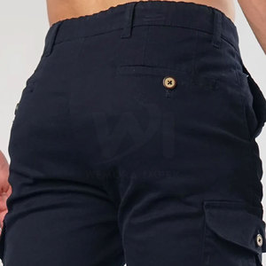 กางเกงคาร์โก้ผู้ชายไซส์ใหญ่ ระบายอากาศได้ดี เหมาะสำหรับกิจกรรมกลางแจ้ง ขายดีที่สุด ผลิตจากผ้าฝ้าย 100% ผ่านการซักแล้ว ผลิตในประเทศปากีสถาน - Product Image 5