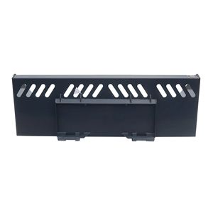 Godet à neige/mulchage robuste de 84 po pour mini-chargeuse, bord à bords coupés, capacité de charge de 1500 lb, fixation rapide universelle pour TMG 5 tonnes SN84, Nouveau - Product Image 5