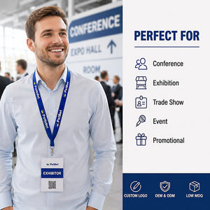 Custom VIP Pass <b>Lanyard</b> with Logo <b>Polyester</b> Sublimation Neck Strap for Concert Festival Event Conference OEM Manufacturer - Product Image 2