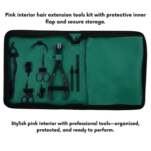 Kit de Instalación de Extensiones de Cabello, Herramienta de Engarzado de Microeslabones, Aguja de Gancho para Extensiones de Cabello, Enhebrador de Alambre, Removedor de Queratina - Product Image 6
