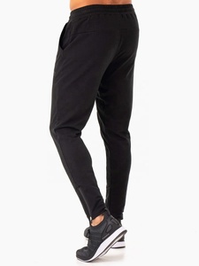 Logo personnalisé OEM Pantalon de jogging en coton de haute qualité pour hommes, respirant, décontracté, pantalon de survêtement élastique, style baggy, coupe droite et ample - Product Image 2