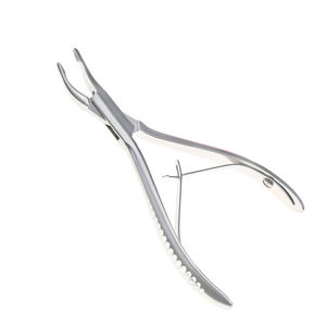 Rongeur à os Beyer incurvé de qualité supérieure, finition Dall, double ressort, en acier inoxydable allemand, certifié CE par Dentavex - Product Image 6