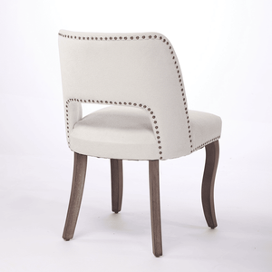 Set di 2 Sedie da Pranzo in Legno Stile Moderno Farmhouse con Cuscini in Schiuma - Product Image 3
