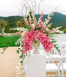 THAF-016 Orquídea Phalaenopsis Artificial Premium, Flor de Orquídea de Seda con Tacto Real para Decoración de Hogar, Hotel y Bodas - Product Image 3