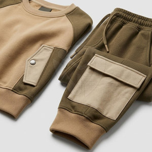 Conjunto Deportivo Urbano para Hombre, Estilo Relajado, Tela Suave y Transpirable, Atuendo Casual Cómodo para Uso Diario, Entrenamiento y Viajes - Product Image 6