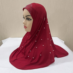 Hot Undercaps Couleur Assortie Avec Écharpe Mode Musulmane Hijabs Couleur Unie <span class=keywords><strong>Hijab</strong></span> Luxe <span class=keywords><strong>Hijab</strong></span> Musulm Al <span class=keywords><strong>Por</strong></span> Mayor - Product Image 1