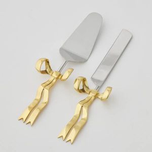 Durable Catering Metal <b>Cake</b> <b>Server</b> & Knife Eco-Friendly Non-Stick Dishwasher Safe for Hospitality Industry Use - Product Image 1