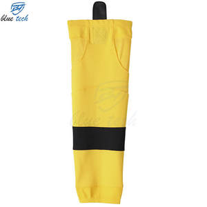 Custom Autumn Ice Hockey Team <b>Socks</b> Breathable Professional for <b>Training</b> Matches and Club Uniforms with Cuff & Bottom Logo - Product Image 2