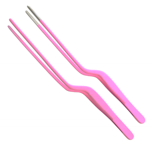 Pinzas de cocina profesionales de acero inoxidable de 20,5 cm con revestimiento de PTFE Pinzas compensadas antiadherentes para chefs y uso doméstico - Product Image 5