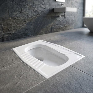 Matt Brown <b>Ceramic</b> Squatting <b>Pan</b> Toilet Affordable WC Sanitary Ware For Home And Hotel Bathroom Export Quality - Product Image 5