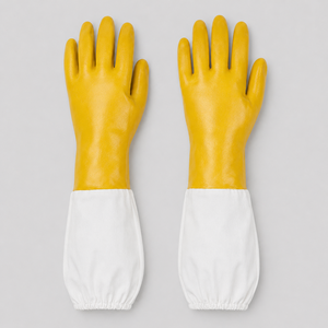 Gants de travail enduits de PVC alliant mobilité confortable des mains, protection durable et adhérence améliorée pour les tâches industrielles générales - Product Image 2
