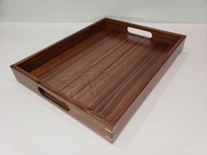 Bandeja Rectangular de Lujo con Incrustaciones de Nácar, Hecha a Mano, de Madera de Acacia de Alta Calidad, para Servir Regalos de Ramadán - Product Image 4