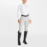 Nouvelle Arrivée Couleur Personnalisée Sous-vêtements Thermiques d'Équitation Hauts Manches Longues pour Femme Équipement d'Équitation