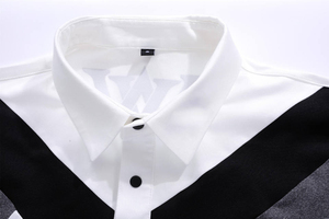 Nouveau Maillot de Golf Homme Uni Formel à Manches Courtes Automne Hiver Vêtement Sportif Slim Respirant Séchage Rapide Tricoté - Product Image 2