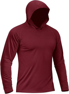 Chemises de pêche à manches longues personnalisées avec logo, protection UV UPF 50, imperméables, respirantes, coupe-vent, séchage rapide, 100% polyester - Product Image 5