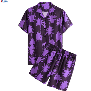 Colección de Verano, Camisa de Hombre Personalizada con Botones, Pantalones Cortos de Playa, Trajes de Verano para Hombre de Talla Grande, Cómodos y Transpirables - Product Image 6