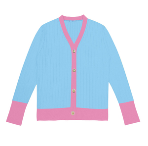 Make Your Custom Good Quality V-Neck for Sorority/Fraternity/Schools/Colleges/Universities Logo Knitted <b>Cardigans</b> <b>Sweaters</b> - Product Image 4