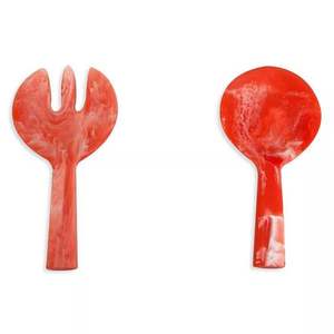 Luxury <b>Epoxy</b> <b>Resin</b> Serving Spoon Handmade Artistic Pattern Long Handle Decorative Kitchen Utensil For Dining <b>Table</b> Restaurant - Product Image 2