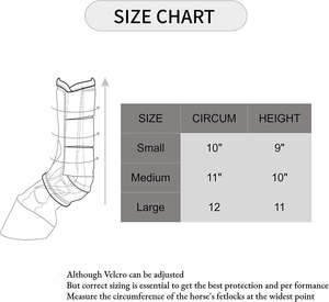Bottes de protection multi-usages pour chevaux avec mousse à mémoire de forme absorbant les chocs, protection supérieure et ajustement confortable - Product Image 3