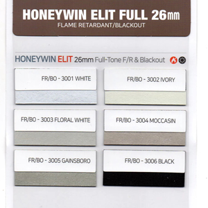 HONEY WIN ELIT FULL 26mm Ignifuge / Occultant (Tons unis) - Product Image 1