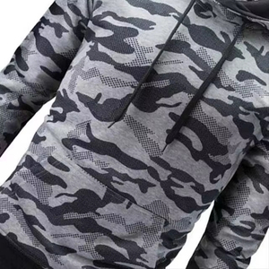 Conjunto Deportivo de Camuflaje para Hombre, Pantalones Jogger y Sudadera con Capucha de Alta Calidad, Estilo Casual y Personalizado - Product Image 5