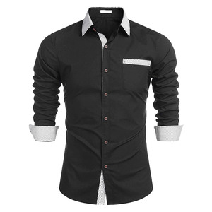 Men's Premium Business Casual Shirt <b>Trees</b> Print <b>Slim</b> Fit Long Sleeve Wrinkle Resistant Dress Shirt Custom Size Colors Available - Product Image 1