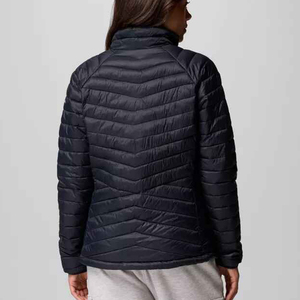 Custom Women's <b>Cropped</b> Hooded <b>Puffer</b> <b>Jacket</b> Lightweight Quilted Winter Coat Embroidered Athletic Outerwear - Product Image 3