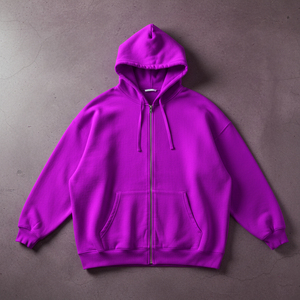 Custom Factory Streetwear Autumn <b>Pullover</b> <b>Men</b> 100% Cotton Fleece 400GSM Thick Heavyweight Lined Solid Eco-Friendly Hoodie Fur - Product Image 4