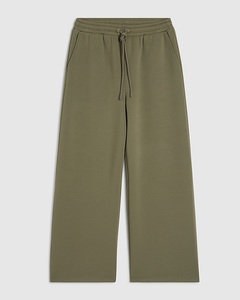 Ensemble de vêtements amples personnalisés pour femmes : T-shirts unis et pantalons de survêtement à jambes larges 2026 – Tenue décontractée en molleton de coton doux pour femmes - Product Image 5