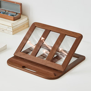 Adjustable Wooden Laptop <b>Stand</b> Foldable Desktop Riser <b>for</b> Office Home Use - Product Image 1