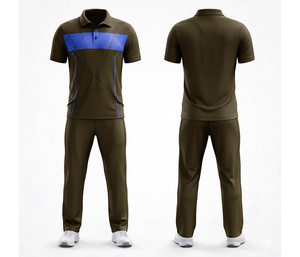 <b>Cricket</b> Jersey and Pant Set with Custom Branding | Men Women Youth <b>Cricket</b> Wears Polo Shirt and Trouser Full Team - Product Image 6