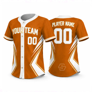 Maillot de baseball personnalisé 100% polyester, logo personnalisé, unisexe adulte, séchage rapide, respirant - Product Image 2