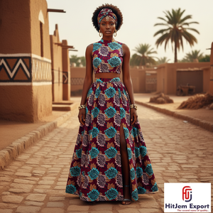 Tela Ankara Africana Estampada al por Mayor, 100% Algodón, para Marcas de Moda de Nigeria, Ghana, Senegal, Kenia, Vestidos con Estampado Africano - Product Image 4