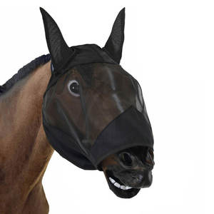 Máscara antimoscas para montar a caballo, de malla y poliéster, cómoda y ligera, de Alexandria Industries, la más vendida. - Product Image 6