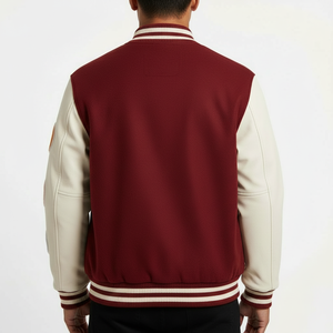 แจ็คเก็ตวาร์ซิตี้ผู้ชายคุณภาพสูงแบบสั่งทำปี 2025 ไซส์ใหญ่ ปักลายทีมกีฬา สไตล์สตรีทแฟชั่นฤดูหนาว - Product Image 2