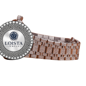 Reloj de Lujo con Diamantes de Imitación en Acero Inoxidable, Suministro Directo de Fábrica, para Uso Diario y en Clubes, Disponible a Precio de Fábrica - Product Image 2