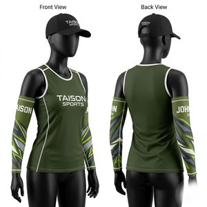 Manguito de Voleibol Sublimado Personalizado, 180 GSM, Poliéster y Spandex, Diseño de Paneles Azul, Blanco y Dorado, Logotipo Impreso - Product Image 5