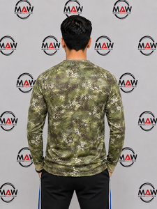 Chemise de pêche à manches longues pour homme MAW, respirante, imperméable, coupe-vent, séchage rapide, UPF 50, en spandex/coton, pull-over pour adultes - Product Image 2